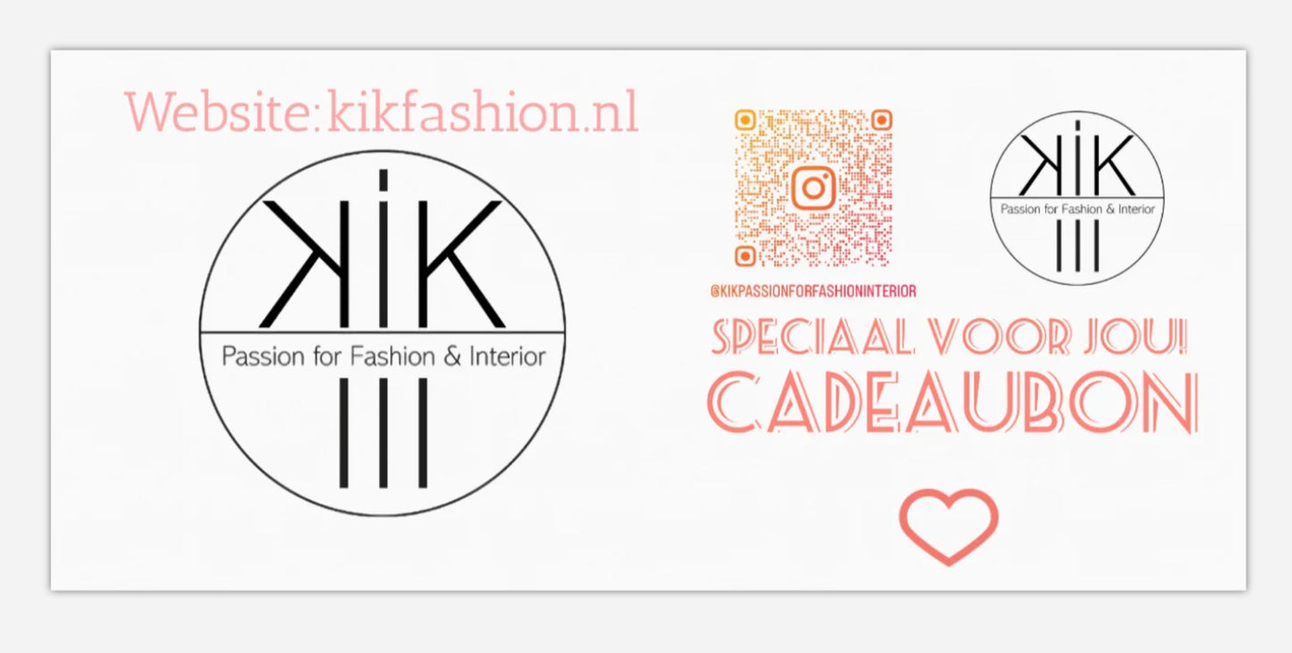 KIK Fashion & Interior cadeaubon